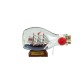 HMS Victory Ship-in-Bottle, 3-sided, 9cm