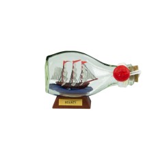 Bounty Ship-in-Bottle, 3-sided, 9cm