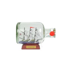 HMS Endeavour Ship-in-Bottle, 14cm