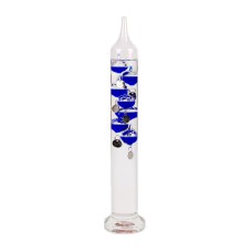 Galileo Thermometer, blue, 30cm