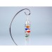 Galileo Thermometer on Metal Stand, 24cm