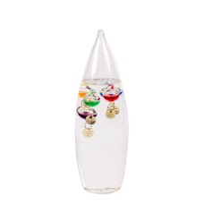 Bullet Shape Galileo Thermometer, 15cm