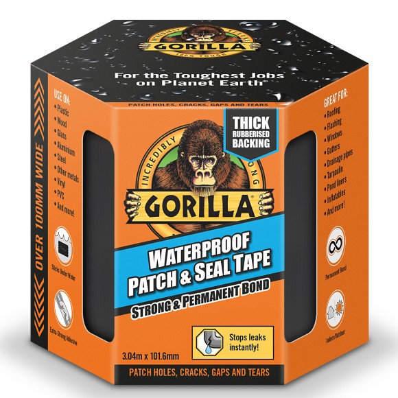 Gorilla Waterproof Patch & Seal Tape, 3m