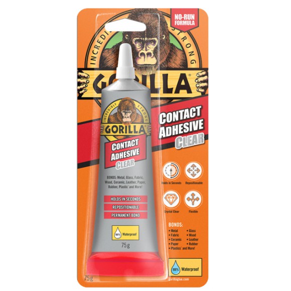 Gorilla Contact Adhesive Clear, 75g