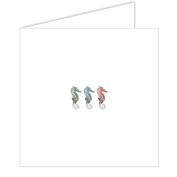 Seahorses Greeting Card