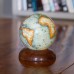 Globe on Wooden Pedestal, 12cm