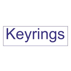 Header Card for Keyring Merchandiser