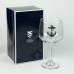 Gin Glass with Pewter Anchor Badge
