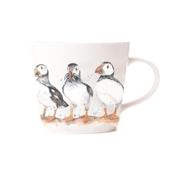 Meg Hawkins Puffin Trio Mug