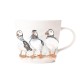 Meg Hawkins Puffin Trio Mug