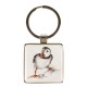 Meg Hawkins Curious Puffin Keyring