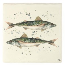 Meg Hawkins Mackerel Trivet Pot Rest, 16x16cm