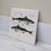 Meg Hawkins Mackerel Trivet Pot Rest, 16x16cm