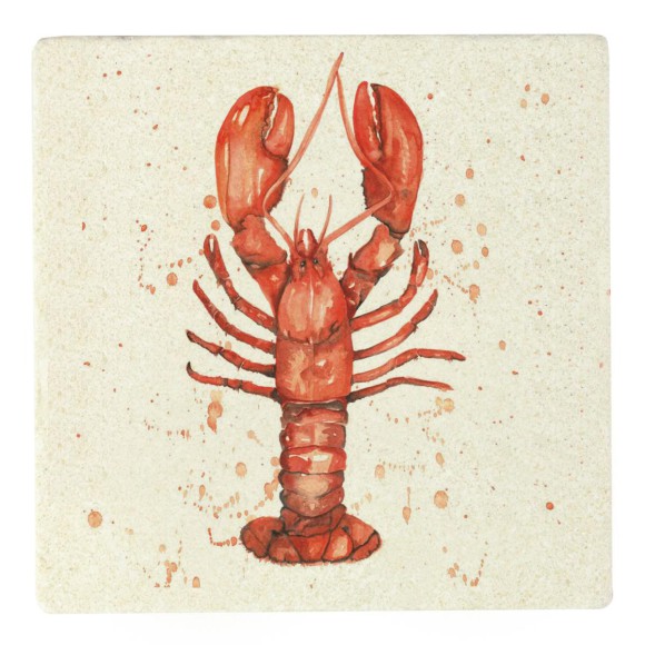 Meg Hawkins Lobster Stone Coaster