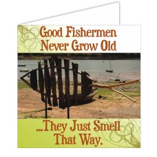 Fishy Tales Card - Good fishermen...