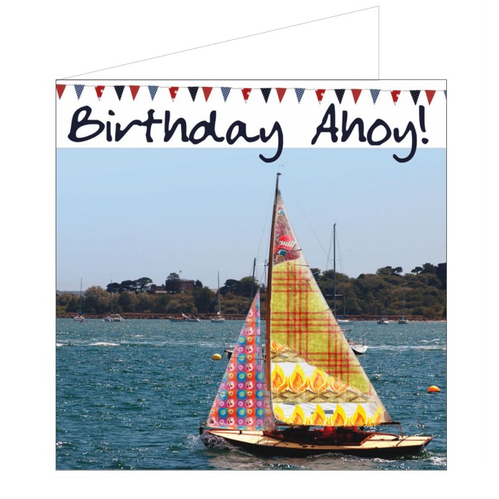 Dressed all Over Card - Ahoy from Nauticalia - the marine traditionalists