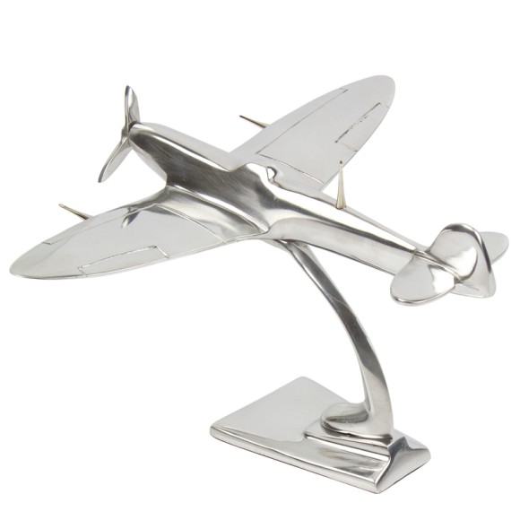 Aluminium Spitfire Sculpture, 21cm