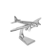 Aluminium DC3 Dakota Sculpture, 23cm