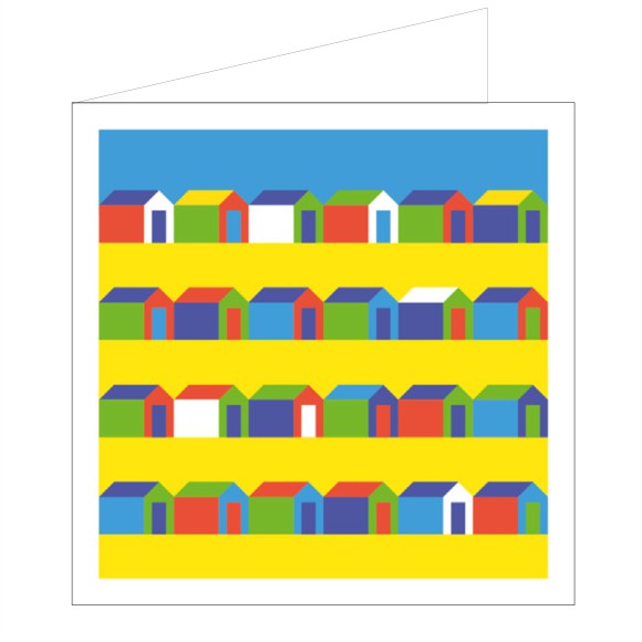 All at Sea Card - English Rows Beach Huts