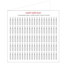 All at Sea Card - Happy Birthday Candles