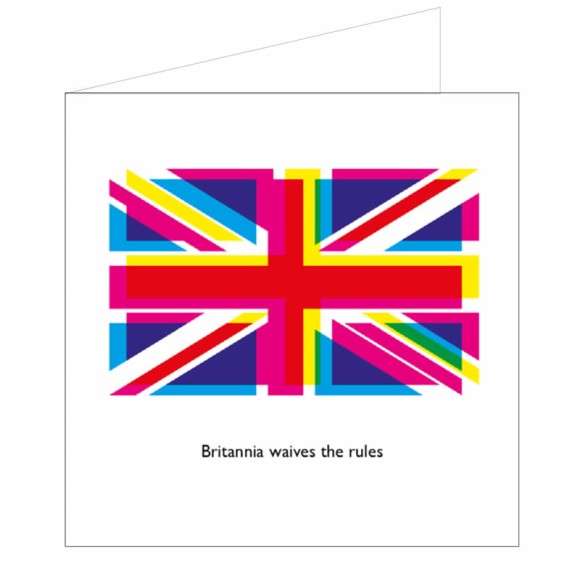 All at Sea Card - Britannia Waives The Rules