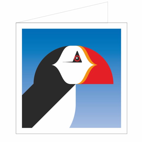 All at Sea Card - Pensive Puffin