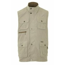 Farnham Gilet, stone, L