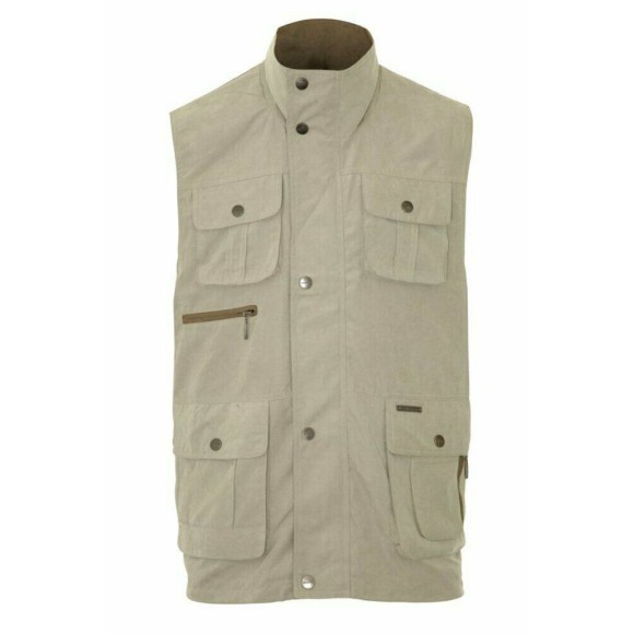 Farnham Gilet, stone, M