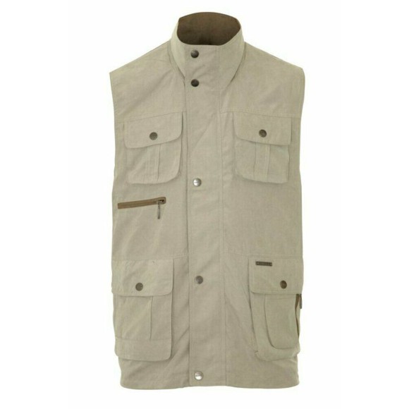 Farnham Gilet, stone, M