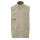 Farnham Gilet, stone, S