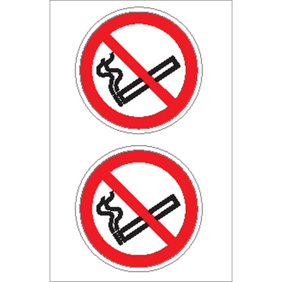 Boat Sticker - No Smoking logo (S)