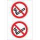 Boat Sticker - No Smoking logo (S)