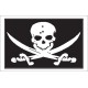 Boat Sticker - Skull & Crossbones (S)