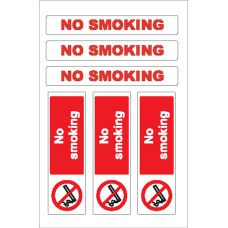 Boat Sticker - No smoking (L)