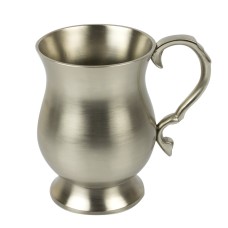 Tankard (curved) pewter-coated, 460ml