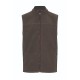 Fleece Full Zip Bodywarmer, Olive, small