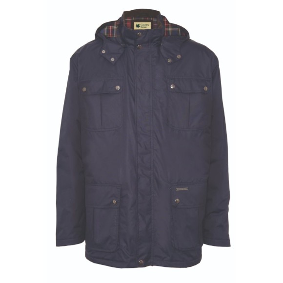 Balmoral Waterproof Breathable Coat, Navy, small