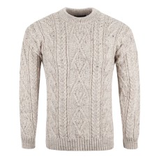 Classic Aran Jumper, skiddaw, M