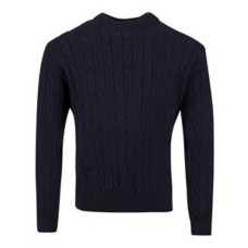 Balmoral Cable Crew, navy, XL