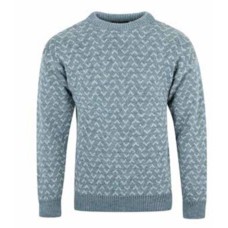 Saxon Crew Neck Sweater, teal, small