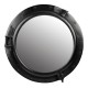 Aluminium Porthole Mirror, dark pewter, 46cm
