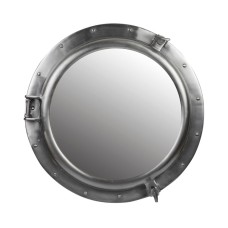 Aluminium Porthole Mirror, dark pewter, 30cm