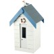 Beach Hut Money Box, white, 16cm