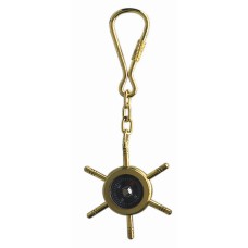 Ship's Wheel & Compass Keyring