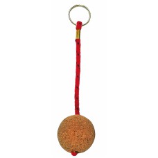 Floating Cork Sphere Keyring