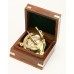 Brass Sundial in Box, 9cm