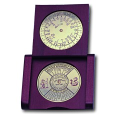 50-year Calendar with World Time, 8x5cm