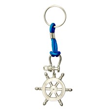 Ship's Wheel Keyring