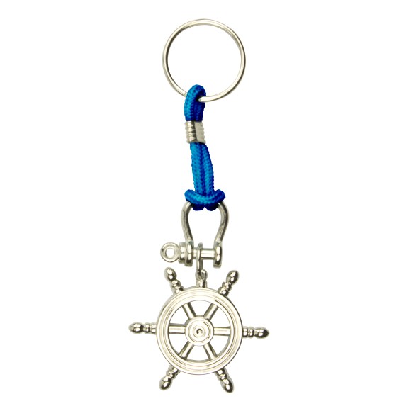 Ship's Wheel Keyring