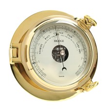 Brass Bridge Barometer, 18cm